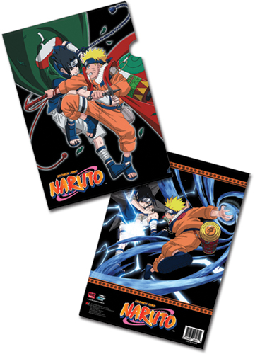 Naruto Naruto Vs Sasuke File Folder, an officially licensed Naruto product at B.A. Toys.
