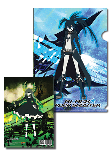 Black Rock Shooter Black Rock Shooter & Dead Master File Folder, an officially licensed product in our Black Rock Shooter Stationery department.