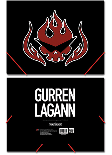Gurren Lagann Symbol Elastic Band Document File Folder, an officially licensed product in our Gurren Lagann Binders & Folders department.