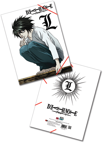 Death Note L Elastic Band Document Folder, an officially licensed product in our Death Note Binders & Folders department.