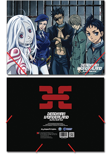 Deadman Wonderland Group Elastic Document Folder, an officially licensed product in our Deadman Wonderland Binders & Folders department.
