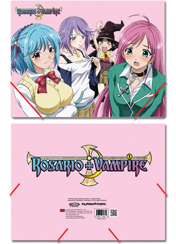 Rosario Vampire Elastic Band Document Folder, an officially licensed product in our Rosario Vampire Binders & Folders department.