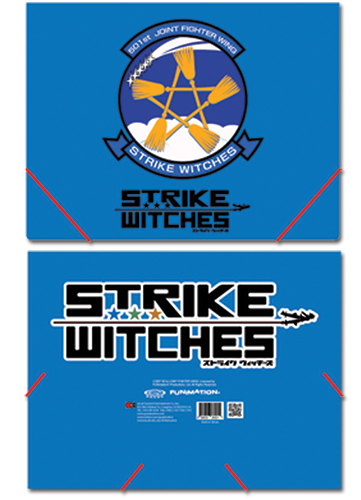 Strike Witches Logo Elastic Band Document File Folder, an officially licensed product in our Strike Witches Binders & Folders department.