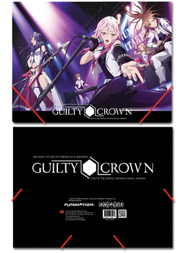 Guilty Crown Group Elastic Band Document, an officially licensed product in our Guilty Crown Stationery department.
