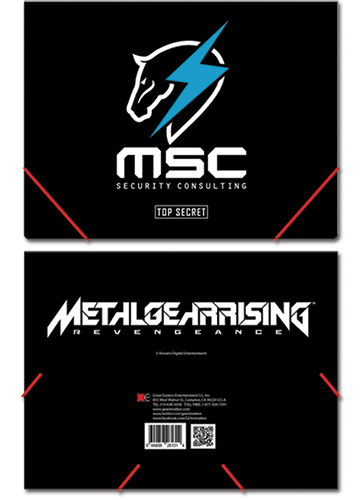 Metal Gear Rising Maverick Elastic Band Pp Document Folder, an officially licensed product in our Metal Gear Binders & Folders department.