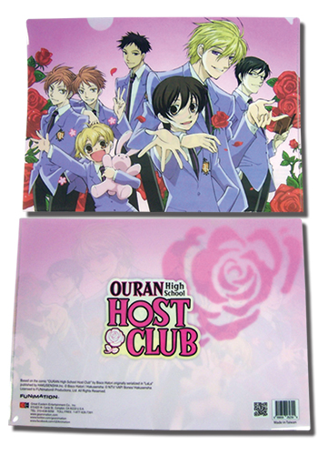 Ouran High School Host Club - Group File Folder, an officially licensed product in our Ouran High School Host Club Binders & Folders department.