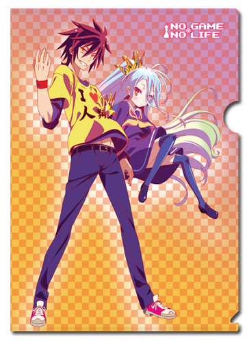 No Game No Life - Sora & Shiro File Folder, an officially licensed product in our No Game No Life Binders & Folders department.