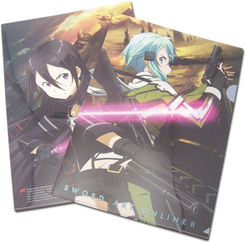 Sword Art Online Ii - Sinon & Kirito File Folder, an officially licensed product in our Sword Art Online Binders & Folders department.