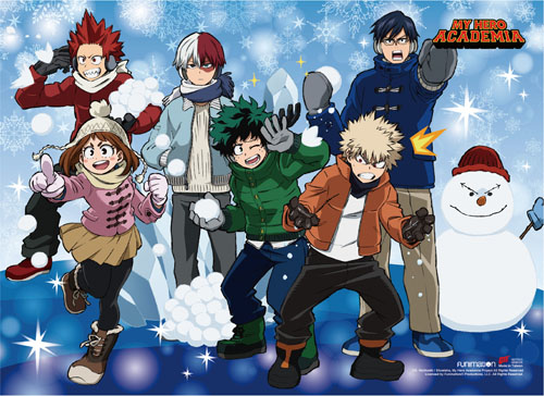 My Hero Academia - S2 Snow Outfits Group Wall Scroll, an officially licensed product in our My Hero Academia Wall Scroll Posters department.