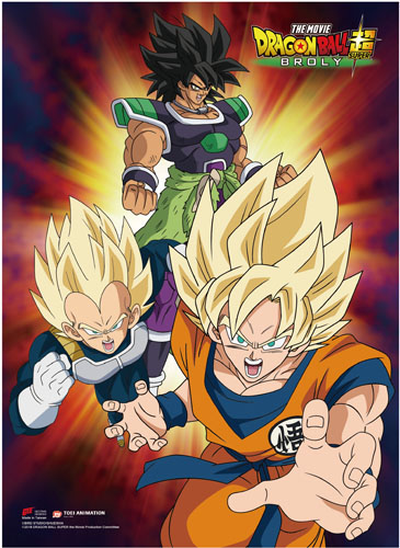 Dragon Ball Super Broly - Group 5 Wall Scroll, an officially licensed product in our Dragon Ball Super Broly Wall Scroll Posters department.