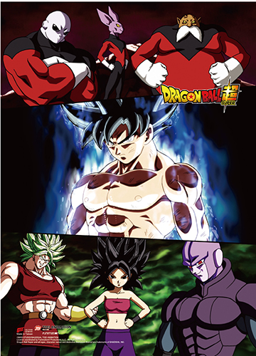 Dragon Ball Super - Goku & Group Wall Scroll, an officially licensed product in our Dragon Ball Super Wall Scroll Posters department.