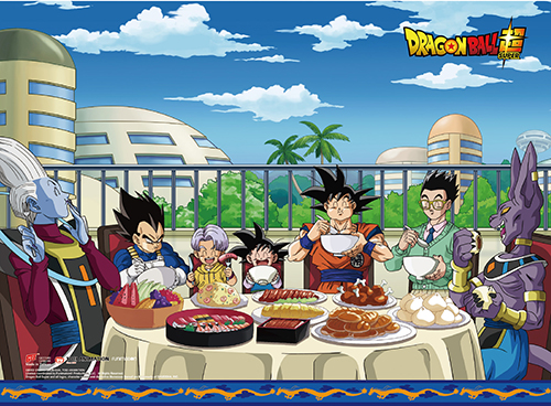 Dragon Ball Super - Feast Group Wall Scroll, an officially licensed product in our Dragon Ball Super Wall Scroll Posters department.