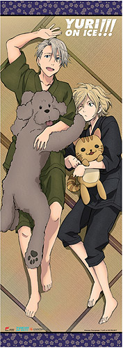 Yuri On Ice!!! - Victor & Yurio Human Size Wall Scroll, an officially licensed product in our Yuri!!! On Ice Wall Scroll Posters department.