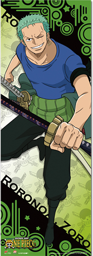 One Piece - Zoro 2017 Human Size Wall Scroll, an officially licensed product in our One Piece Wall Scroll Posters department.
