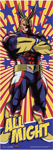 My Hero Academia - Allmight Human Size Se Wallscroll, an officially licensed product in our My Hero Academia Wall Scroll Posters department.