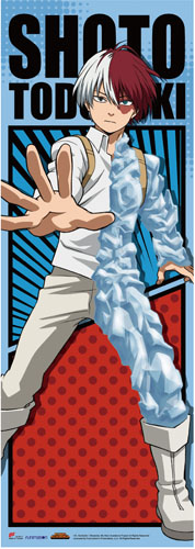 My Hero Academia - Todoroki Battle Suit Human Size Wall Scroll, an officially licensed product in our My Hero Academia Wall Scroll Posters department.