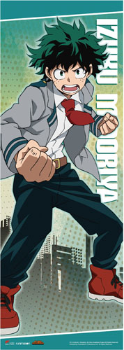 My Hero Academia - Deku Uniform Human Size Wall Scroll, an officially licensed product in our My Hero Academia Wall Scroll Posters department.