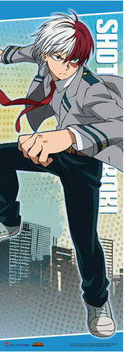 My Hero Academia - Todoroki Uniform Human Size Wall Scroll, an officially licensed product in our My Hero Academia Wall Scroll Posters department.