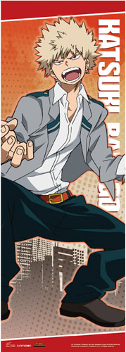 My Hero Academia - Bakugo Uniform Human Size Wall Scroll, an officially licensed product in our My Hero Academia Wall Scroll Posters department.