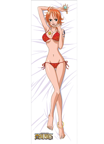 CLICK ME to see if this One Piece Nami Bikini Body Pillow officially licens...