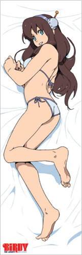 Birdy The Mighty Shion Body Pillow, an officially licensed Birdy The Mighty product at B.A. Toys.