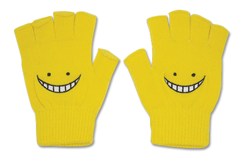 Assassination Classroom - Yellow Koro Sensei Gloves, an officially licensed product in our Assassination Classroom Costumes & Accessories department.