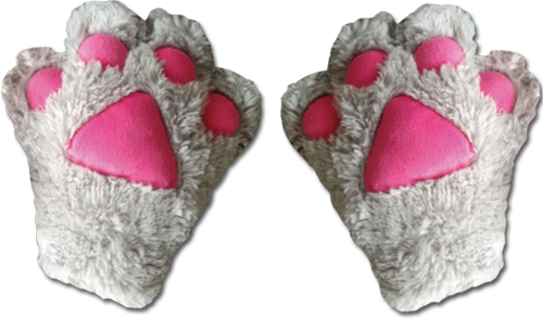 Great Eastern - Gray Paw Plush Glove, an officially licensed product in our Great Eastern Costumes & Accessories department.