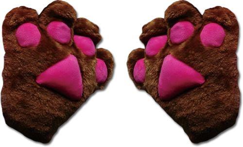 Great Eastern - Dark Brown Paw Plush Glove, an officially licensed product in our Great Eastern Costumes & Accessories department.
