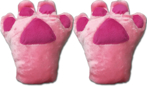 Great Eastern - Dark Pink Paw Plush Glove, an officially licensed product in our Great Eastern Costumes & Accessories department.
