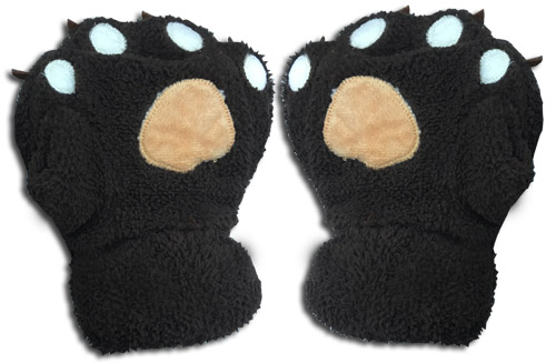 Great Eastern - Dark Brown Paw Plush Gloves, an officially licensed product in our Great Eastern Costumes & Accessories department.