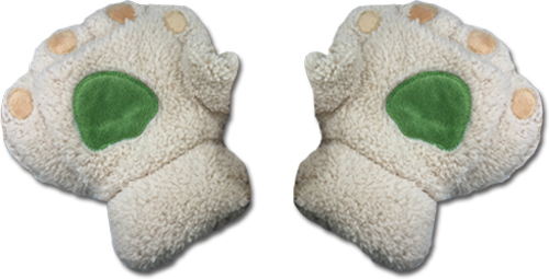 Great Eastern - Yellow Paw Fingerless Plush Pr Gloves, an officially licensed product in our Great Eastern Costumes & Accessories department.