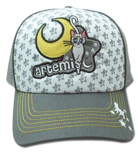 Sailormoon Artemis Trucker Cap, an officially licensed product in our Sailor Moon Hats, Caps & Beanies department.