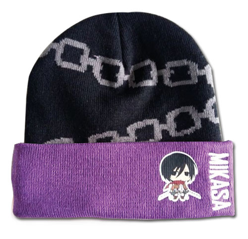 Attack On Titan - Mikasa Sd Beanie, an officially licensed Attack On Titan product at B.A. Toys.