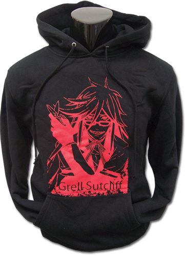 Black Butler Grell Clutch Hoodie XL, an officially licensed product in our Black Butler Hoodies department.