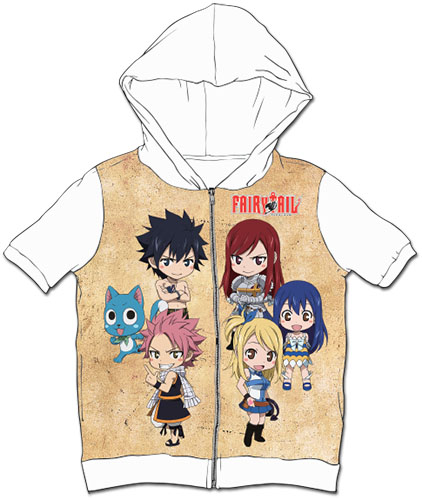 Fairy Tail - Sd Group Sublimation Hoodie L, an officially licensed product in our Fairy Tail Hoodies department.