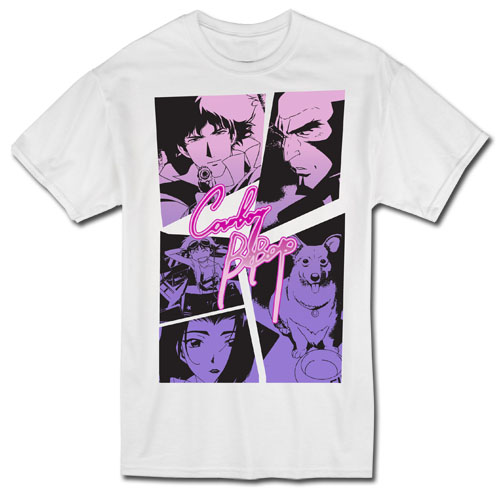 Cowboy Bebop - Group Panels T-Shirt L, an officially licensed product in our Cowboy Bebop T-Shirts department.