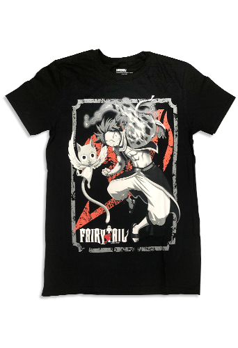 Fairy Tail - S7 Natsu & Happy Men's T-Shirt 2, an officially licensed product in our Fairy Tail T-Shirts department.