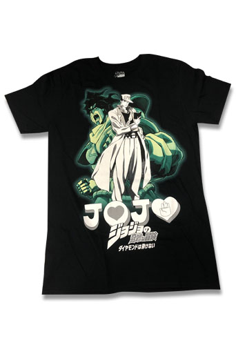 Jojo - Jotaro & Star Platinum Men's T-Shirt L, an officially licensed product in our Jojo'S Bizarre Adventure T-Shirts department.