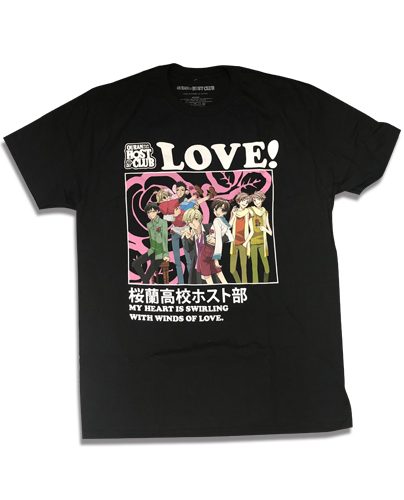 Ouran High School Host Club - Winds Of Love Men's T-Shirt L, an officially licensed product in our Ouran High School Host Club T-Shirts department.