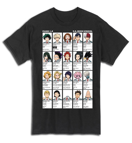 My Hero Academia - Class 1-A Students T-Shirt L, an officially licensed product in our My Hero Academia T-Shirts department.