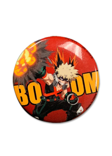 My Hero Academia - Bakugo Button 1.25'', an officially licensed product in our My Hero Academia Buttons department.