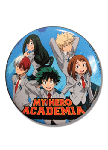 My Hero Academia - Group Button 1.25'', an officially licensed product in our My Hero Academia Buttons department.