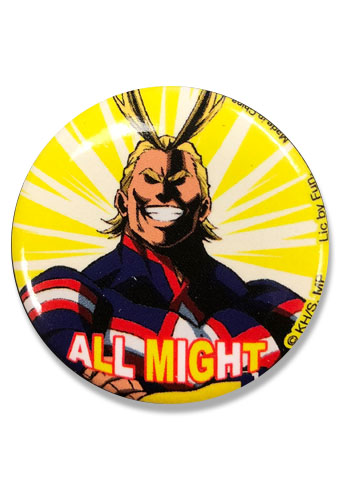 My Hero Academia S2 - All Might Button 1.25