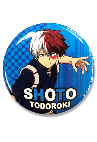 My Hero Academia S2 - Shoto Button 1.25'', an officially licensed product in our My Hero Academia Buttons department.