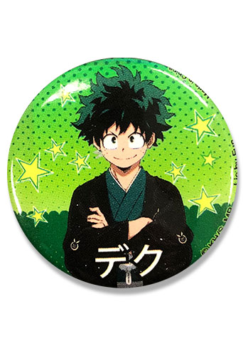 My Hero Academia S2 - Deku Button 1.25'', an officially licensed product in our My Hero Academia Buttons department.