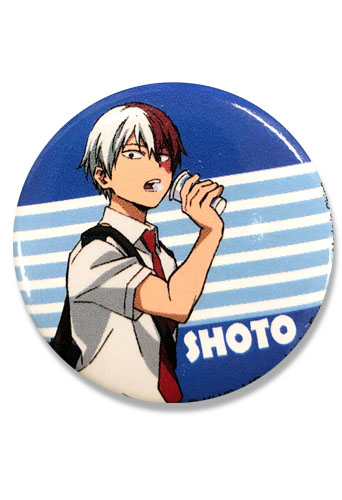 My Hero Academia S2 - Shoto Button 1.25'', an officially licensed product in our My Hero Academia Buttons department.