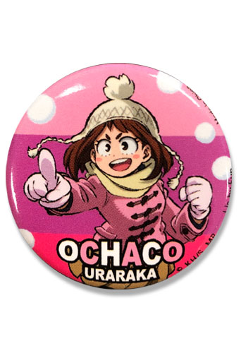My Hero Academia S2 - Ochaco Button 1.25'', an officially licensed product in our My Hero Academia Buttons department.