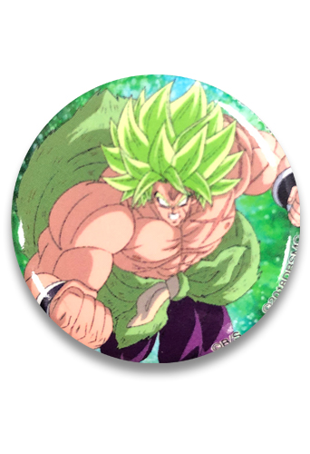 Dragon Ball Super Broly - Ss Broly Button, an officially licensed product in our Dragon Ball Super Broly Buttons department.