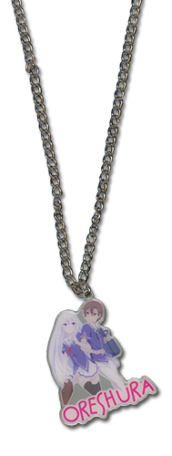 Oreshura Masuzu & Eita Metal Necklace, an officially licensed product in our Oreshura Jewelry department.