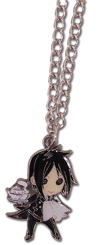 Black Butler Sebastian Necklace, an officially licensed Black Butler product at B.A. Toys.